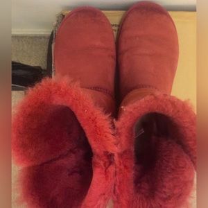 UGG MINI FAUX FUR BOOTS